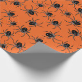 Creepy Spiders Geschenkpapier (Ecke)