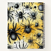 Creepy Spiders Notizblock (Rückseite)