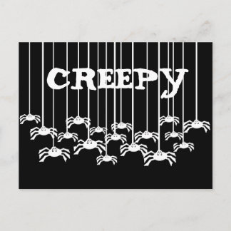 Creepy Spiders Postkarte