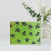 Creepy Spiders Postkarte (Stehend Vorderseite)