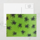 Creepy Spiders Postkarte (Vorne/Hinten)