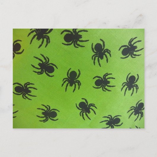 Creepy Spiders Postkarte (Vorderseite)