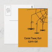 Creepy Spiders Postkarte (Vorne/Hinten)