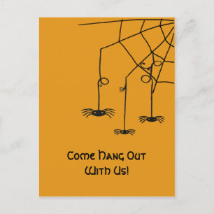 Creepy Spiders Postkarte
