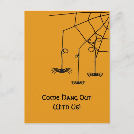 Creepy Spiders Postkarte (Vorderseite)