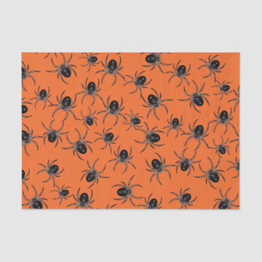 Creepy Spiders Seidenpapier (Vorderseite)