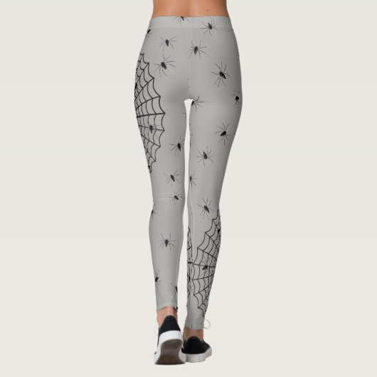 Creepy Spiders und Spider Web Leggings (Rückseite)