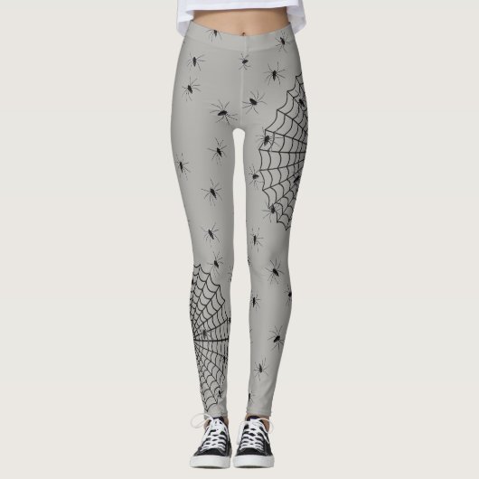 Creepy Spiders und Spider Web Leggings (Vorderseite)