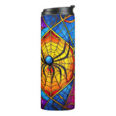 Creepy Spiderweb Thermosbecher (Nach links gedreht)