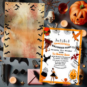 Creepy Spooktacular Symbols Halloween-Party Teens Einladung