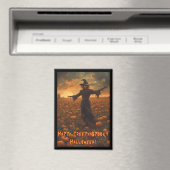 Creepy Spooky Halloween Scarecrow Magnet (In Situ (Geschirrspüler))