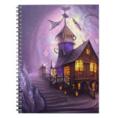 Creepy Spooky House Notizblock (Vorderseite)