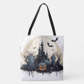 Creepy Spuk House and Graveyard Tasche (Vorderseite)