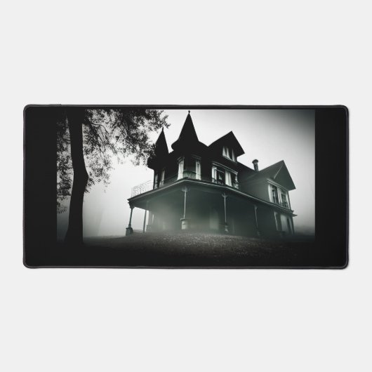 Creepy Spuk Mansion Dark Schreibtischunterlage (Vorderseite)