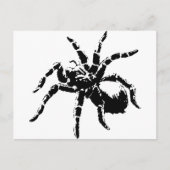 Creepy Tarantula Design Postkarte (Vorderseite)
