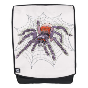 Creepy Tarantula Spione Originalkunst Rucksack
