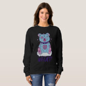 Creepy Teddy What Horror Murderous Teddy Bear What Sweatshirt (Vorne ganz)
