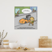 Creepy Toaster Funny Poster (Küche)