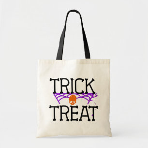 Creepy Trick oder Treat Halloween Tote Bag Tragetasche