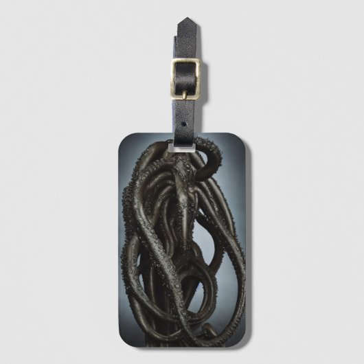 Creepy Unknown Octopus Tentacle Creature Gepäckanhänger (Vorderseite Vertikal)