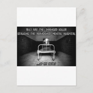 Creepy Valentine Feiertagspostkarte