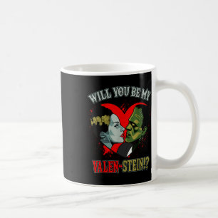Creepy Valentines Gift Merch Frankenstein Valen-st Kaffeetasse