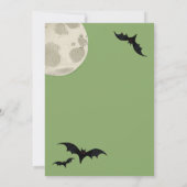 Creepy Vampire Bat Burton-Inspiriert Einladung (Rückseite)