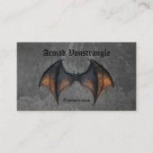 Creepy Vampire Bat Visitenkarte (Vorderseite)