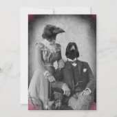 Creepy viktorianisches einladung (Vorderseite)