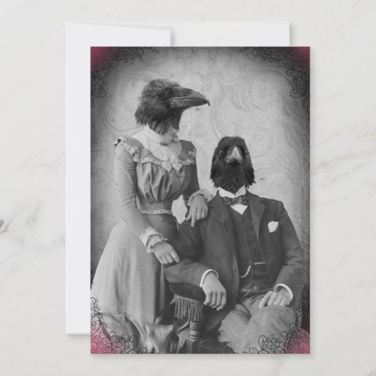 Creepy viktorianisches einladung (Vorderseite)