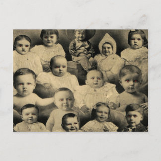 Creepy viktorianisches schlechtes Kinderporträt Postkarte