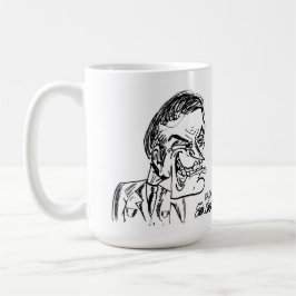 creepy villain cartoon art kaffeetasse