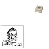 creepy villain cartoon gummistempel (Stempel)