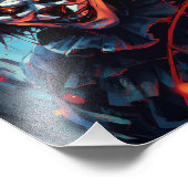 Creepy Vintag Time Clown Fotodruck (Ecke)