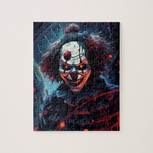 Creepy Vintag Time Clown Puzzle (Vertikal)
