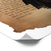 Creepy Voodoo Doll Witch's Hat Halloween Zeitung Poster (Ecke)