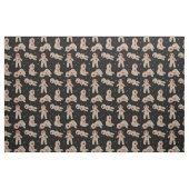 Creepy Voodoo Dolls Goth Hallowen Stoff (Fat Quarter (45,7 x 55,9 cm))