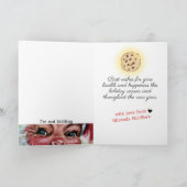 Creepy Weihnachtskekse Backbäckerei Feiertagskarte (Innenseite)