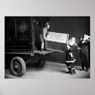 Creepy WeihnachtsTyp, Zwanzigerjahre Poster