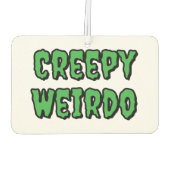 Creepy Weirdo Autolufterfrischer (Rückseite)