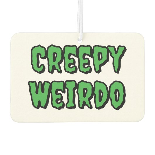 Creepy Weirdo Autolufterfrischer (Rückseite)