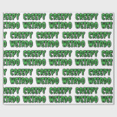 Creepy Weirdo Geschenkpapier (Flach)