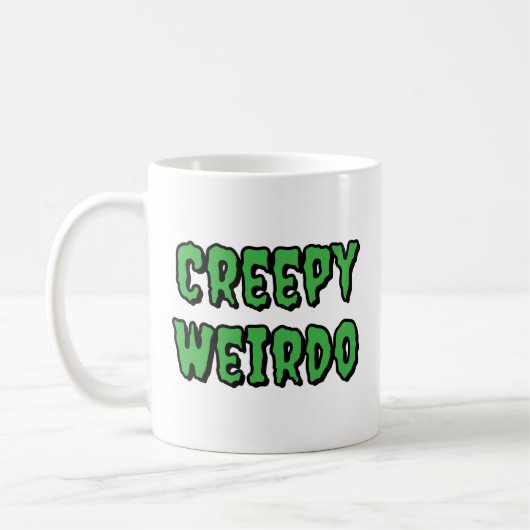 Creepy Weirdo Kaffeetasse (Links)