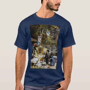 Creepy Witch Retro Fairy Tale Hansel und Gretel T-Shirt