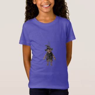 Creepy Wooden Witch Marionette Halloween T-Shirt