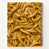 Creepy Worms Horror Notizblock (Rückseite)