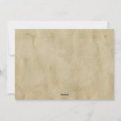 Creepy Wreath Feiertagskarte (Rückseite)