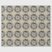 Creepy Wreath Geschenkpapier (Flach)