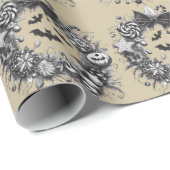 Creepy Wreath Geschenkpapier (Rolleneckpunkt)