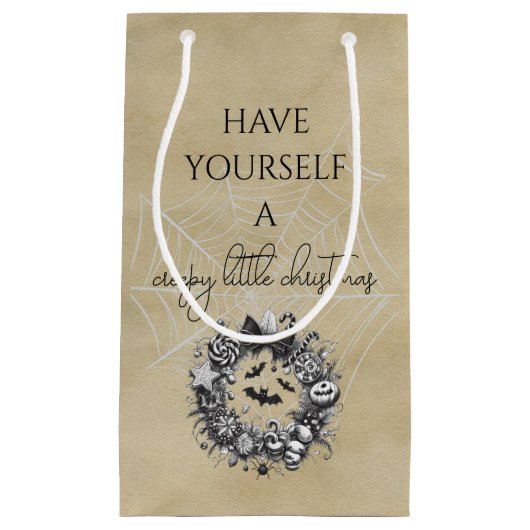 Creepy Wreath Kleine Geschenktüte (Vorderseite)